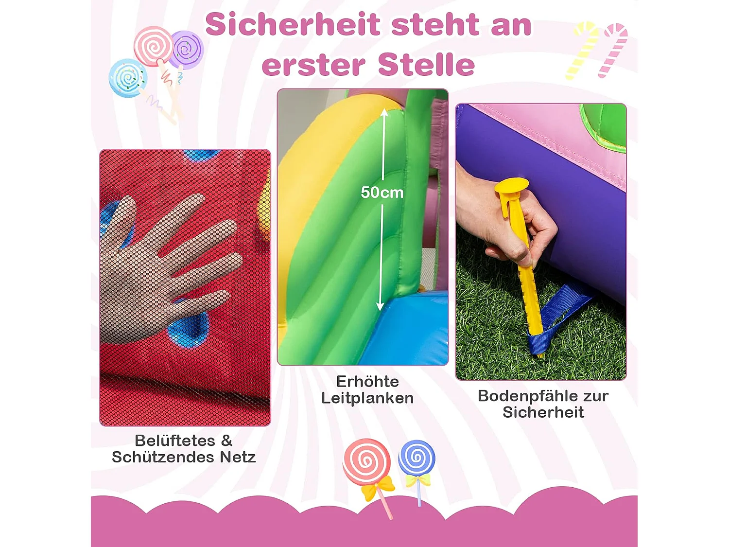 Hüpfburg mit Gebläse