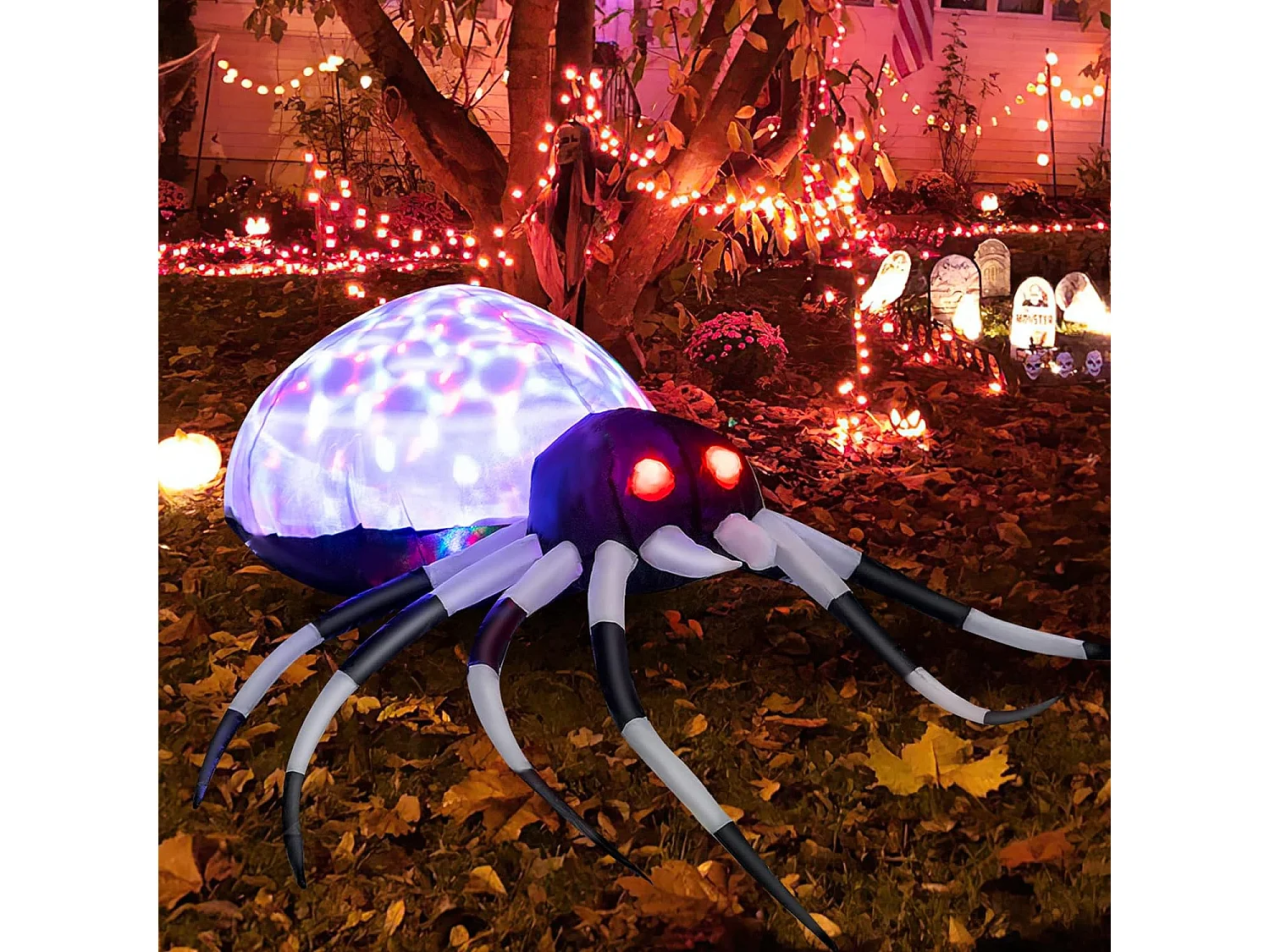 Aufblasbare Halloween-Spinne