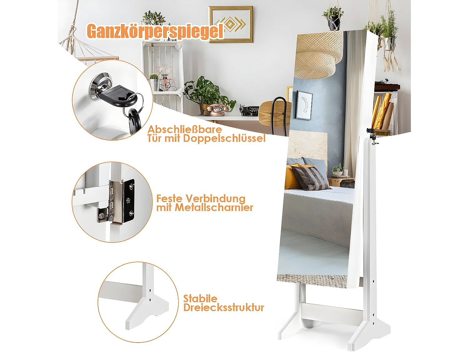 Schmuckschrank abschließbar