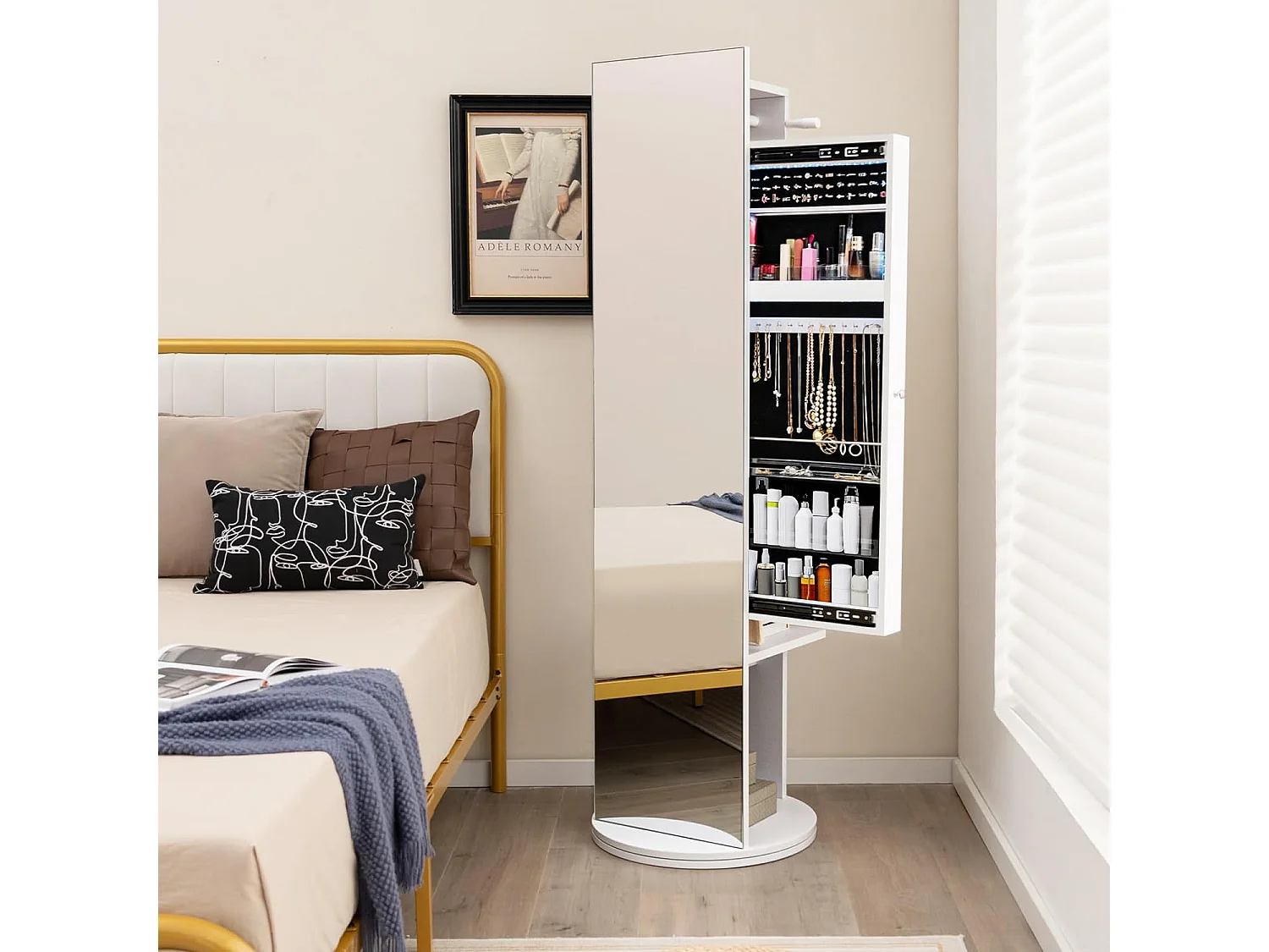 Schmuckschrank mit Spiegel