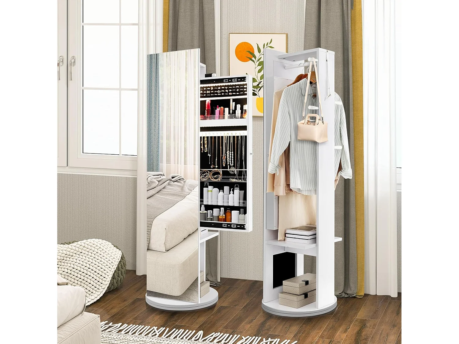 Schmuckschrank mit Spiegel