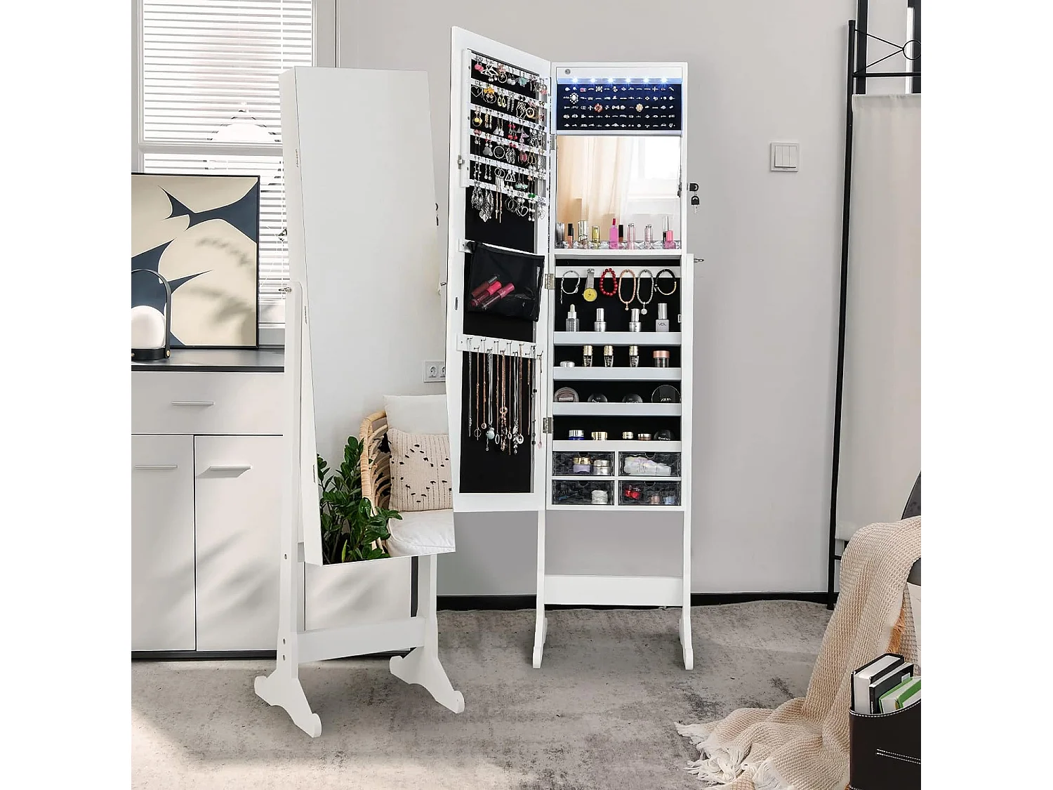 Schmuckschrank neigungsverstellbar