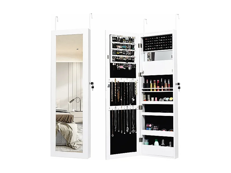 Schmuckschrank mit Ganzkörperspiegel