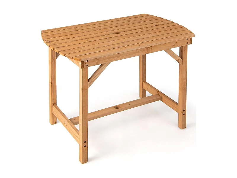 Gartentisch Esstisch mit Schirmloch