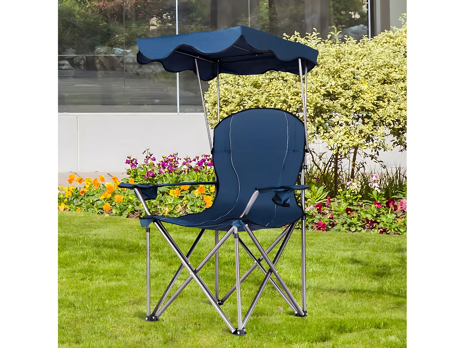 Campingstuhl mit Sonnendach AB5862