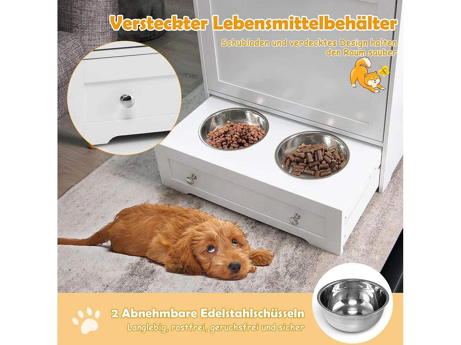Haustier-Futterschrank