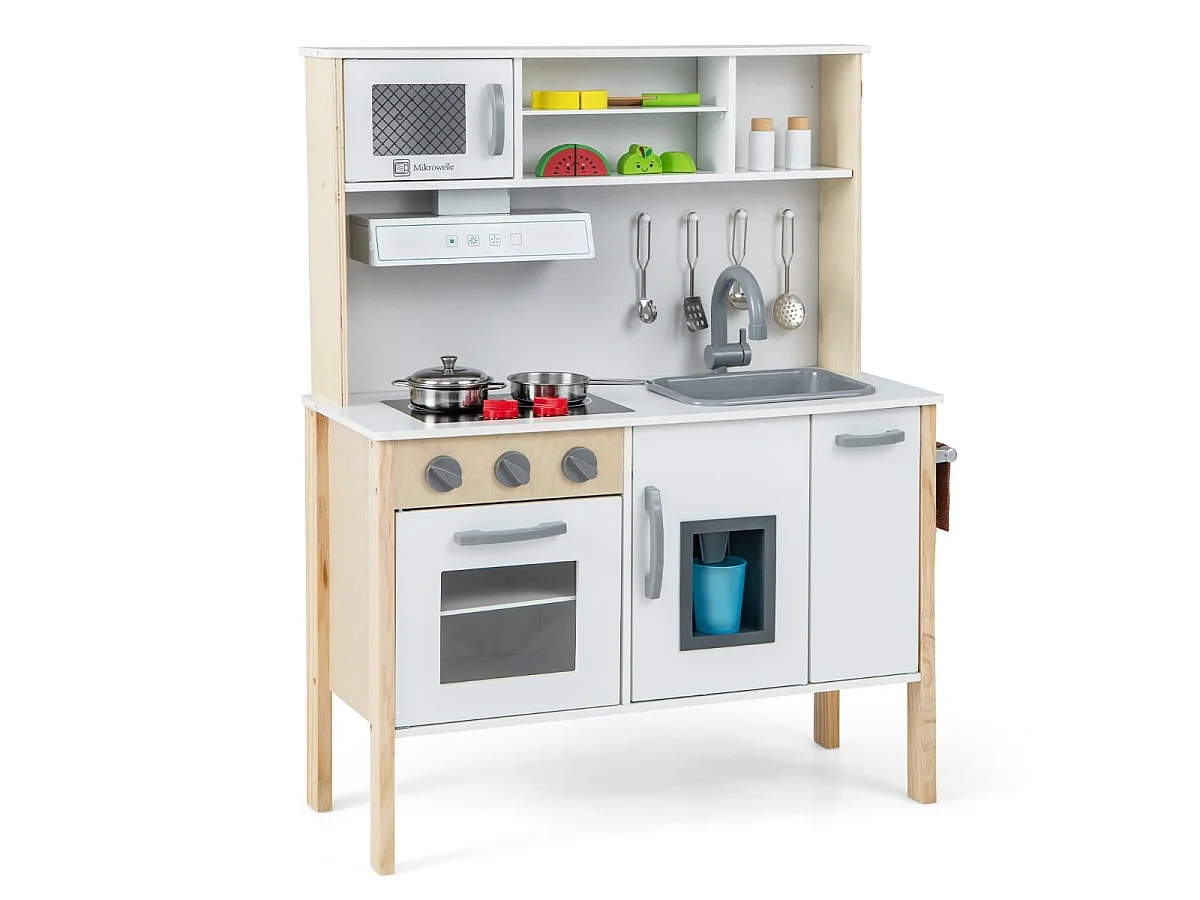 Ensemble de cuisine en bois pour enfants – Cuisine jouet
