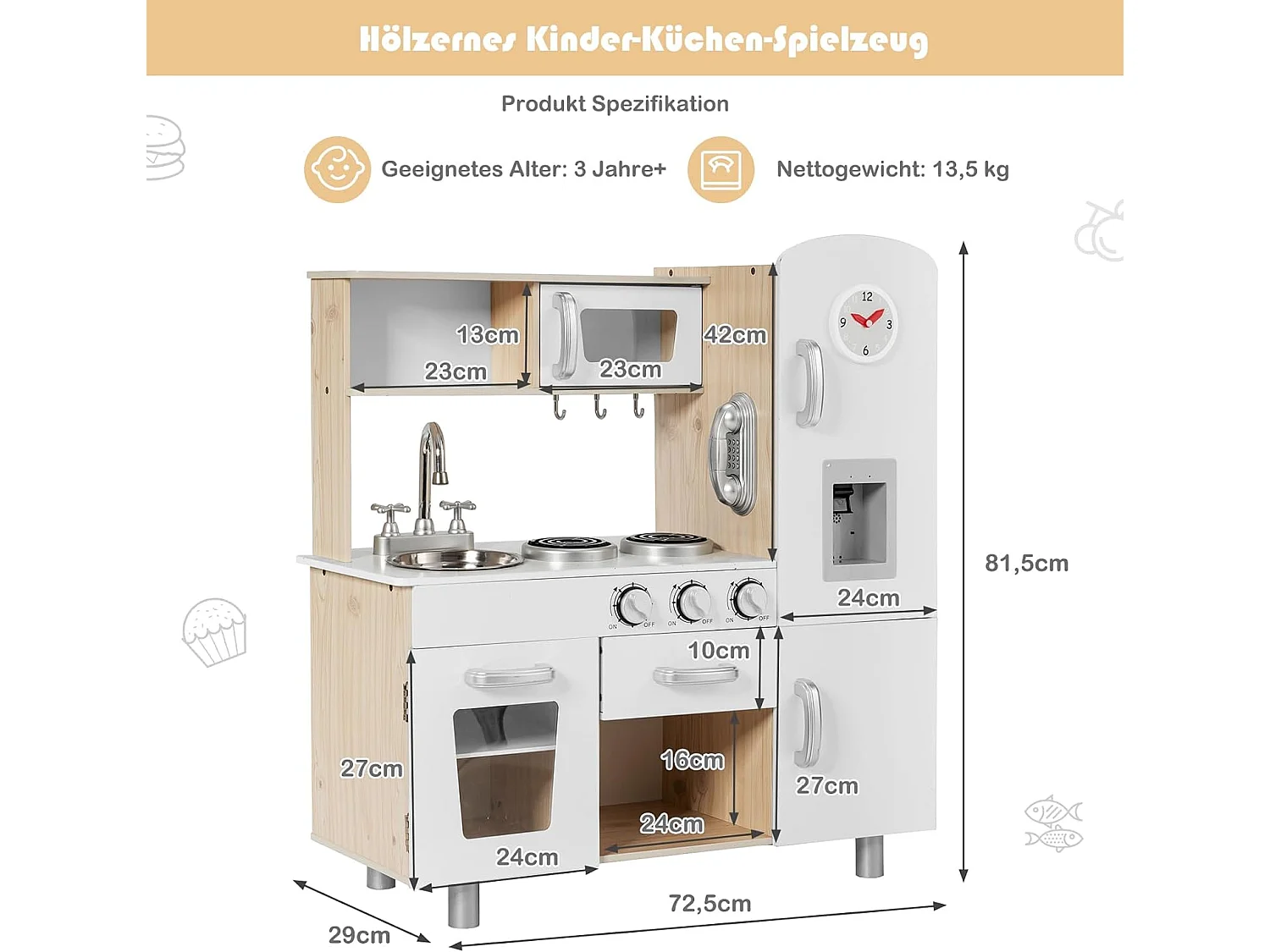 Kinderküche mit Licht+Sound