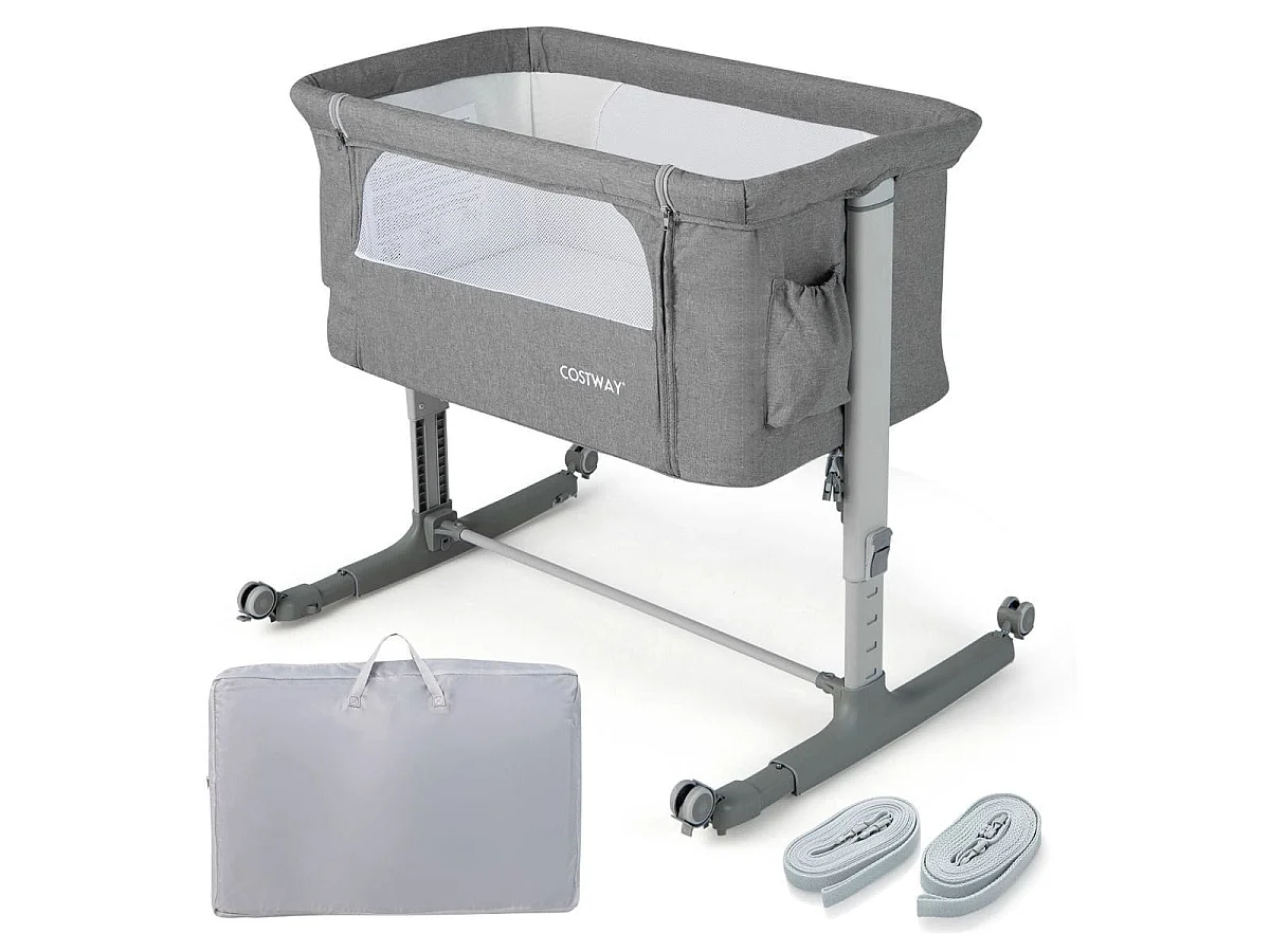 3-in-1-Babybett: Wiege und Gondel