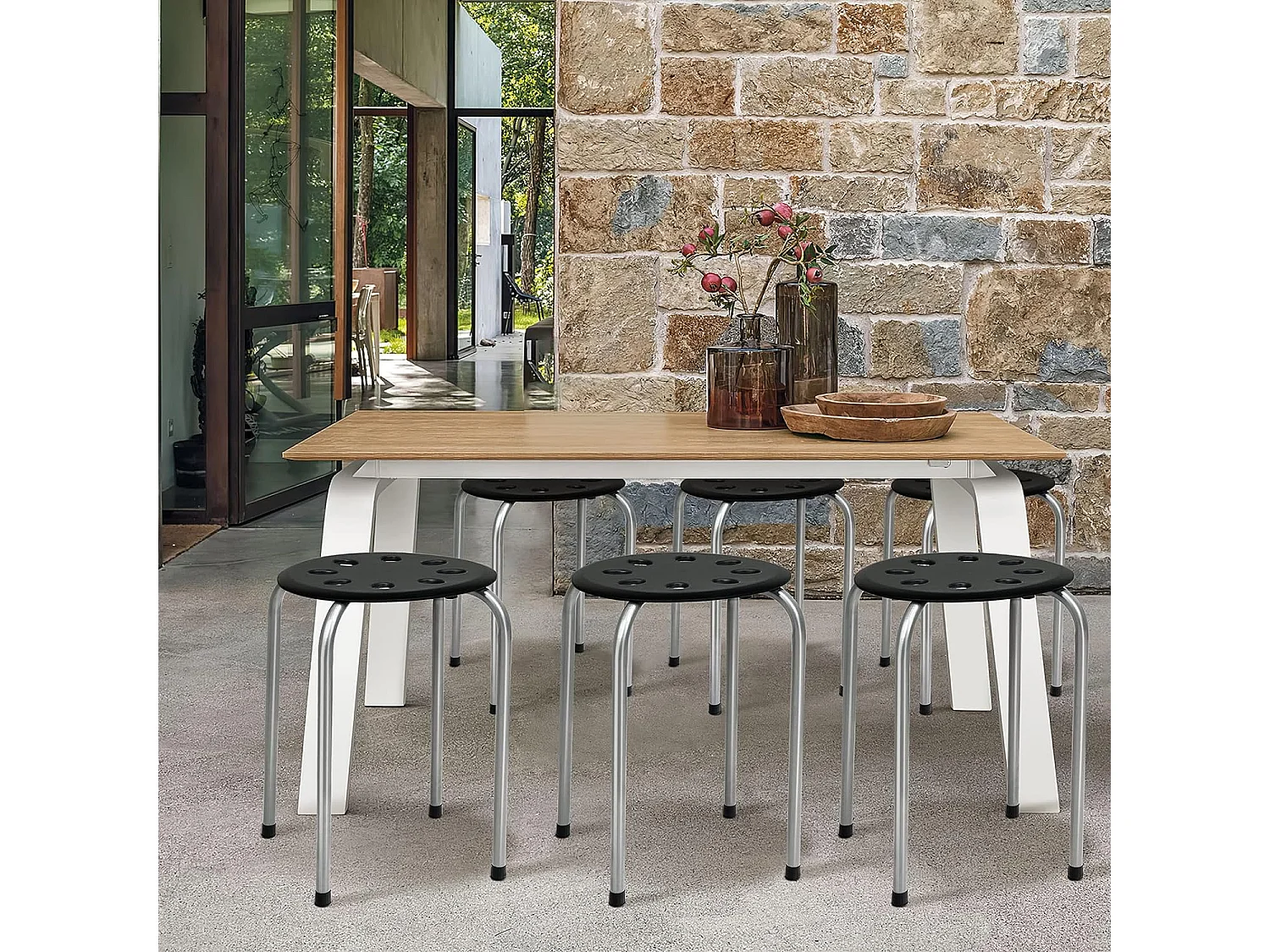 Stapelhocker TI86467 (6er Set)