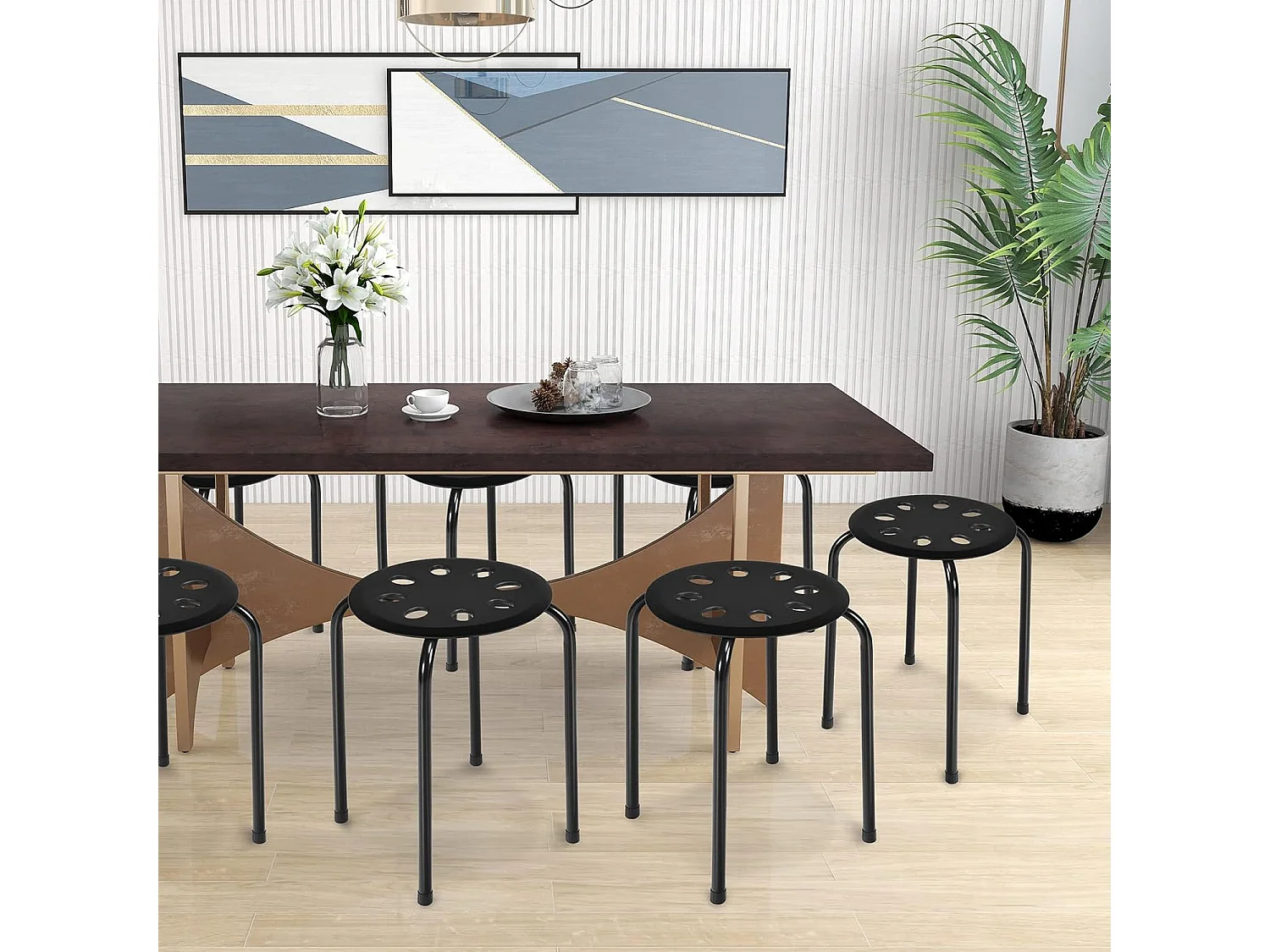 Stapelhocker TI86467 (6er Set)