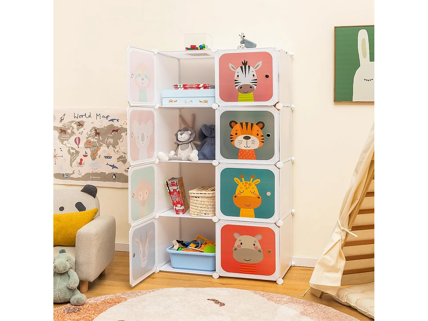 Kinderregal erweiterbar