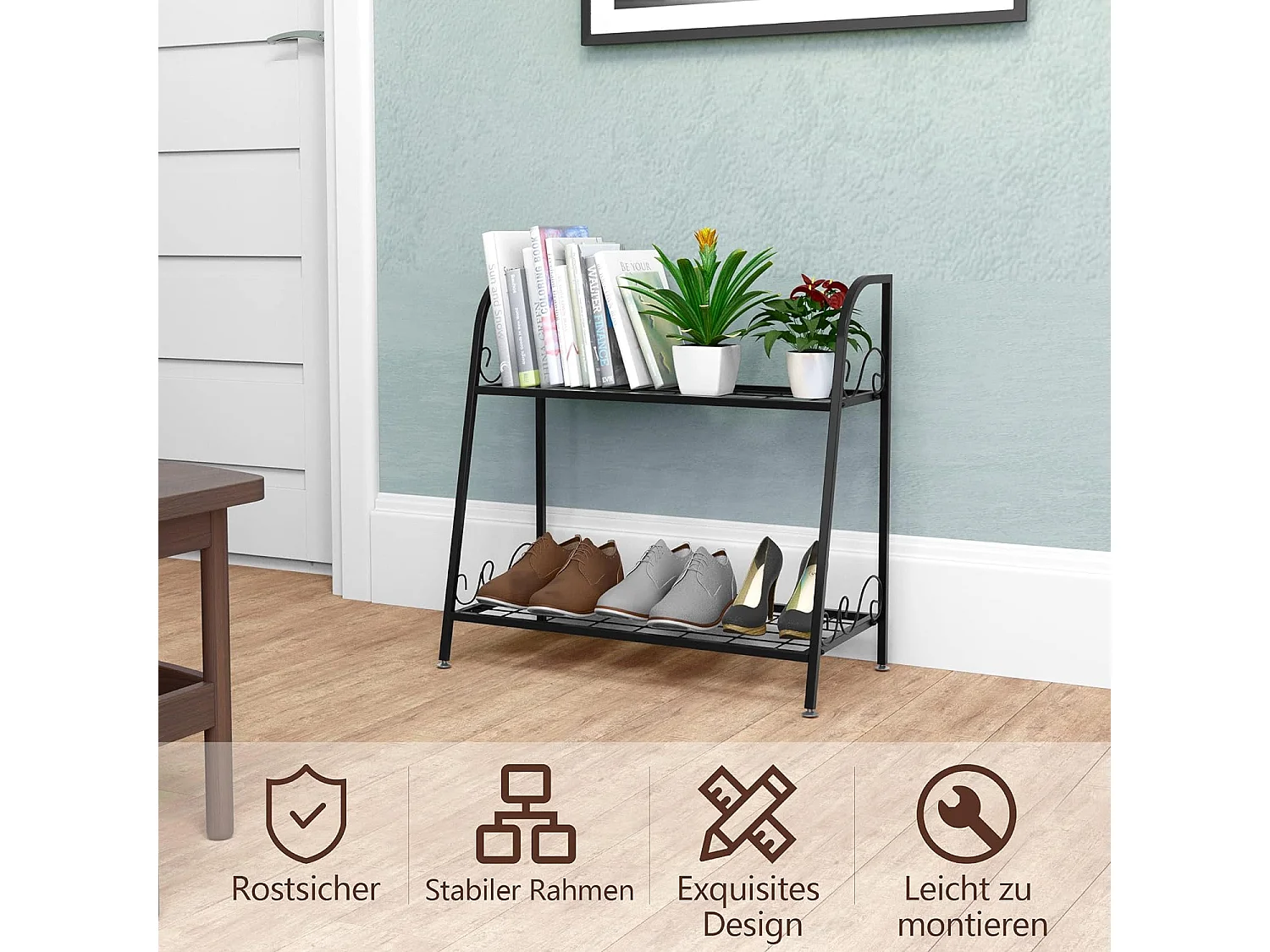 2-stufiger Pflanzenständer Pflanzenregal