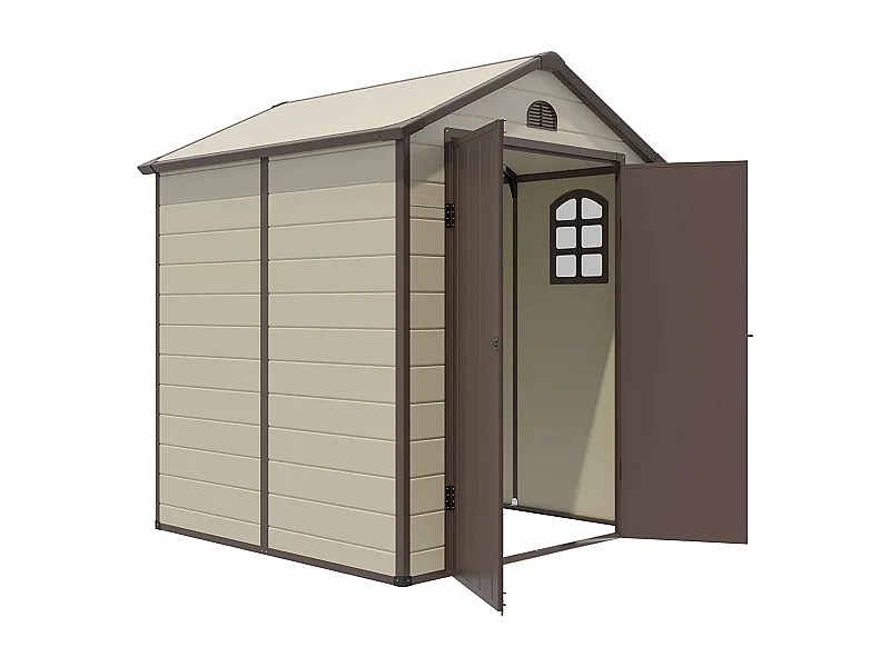 Gartenhaus Kunststoff +Stahl