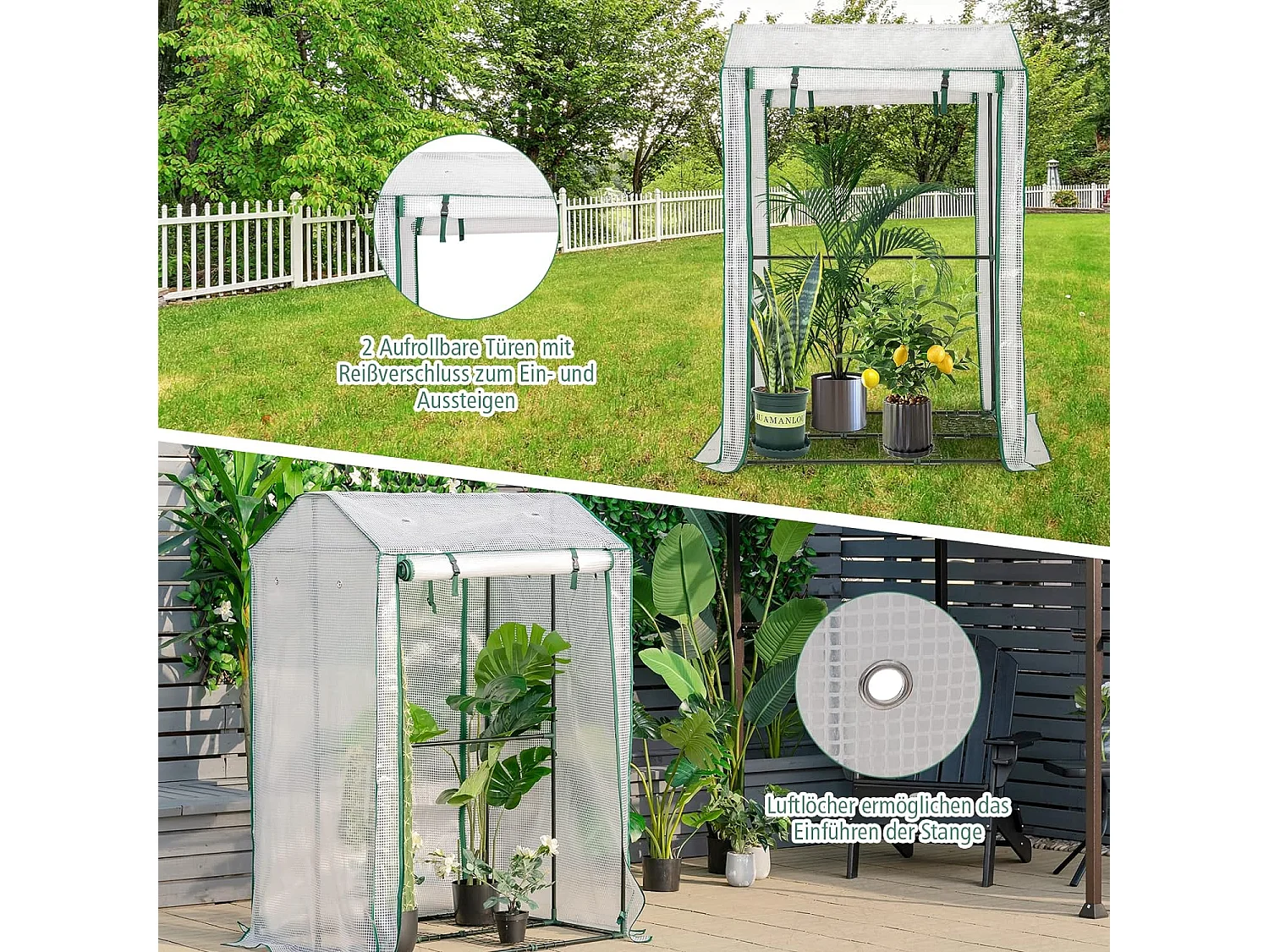 Gewächshaus für Tomaten