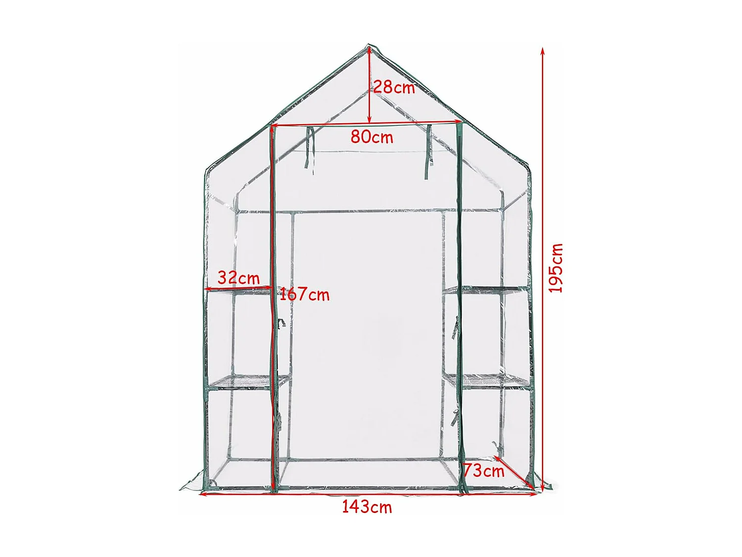 Gewächshaus Foliengewächshaus