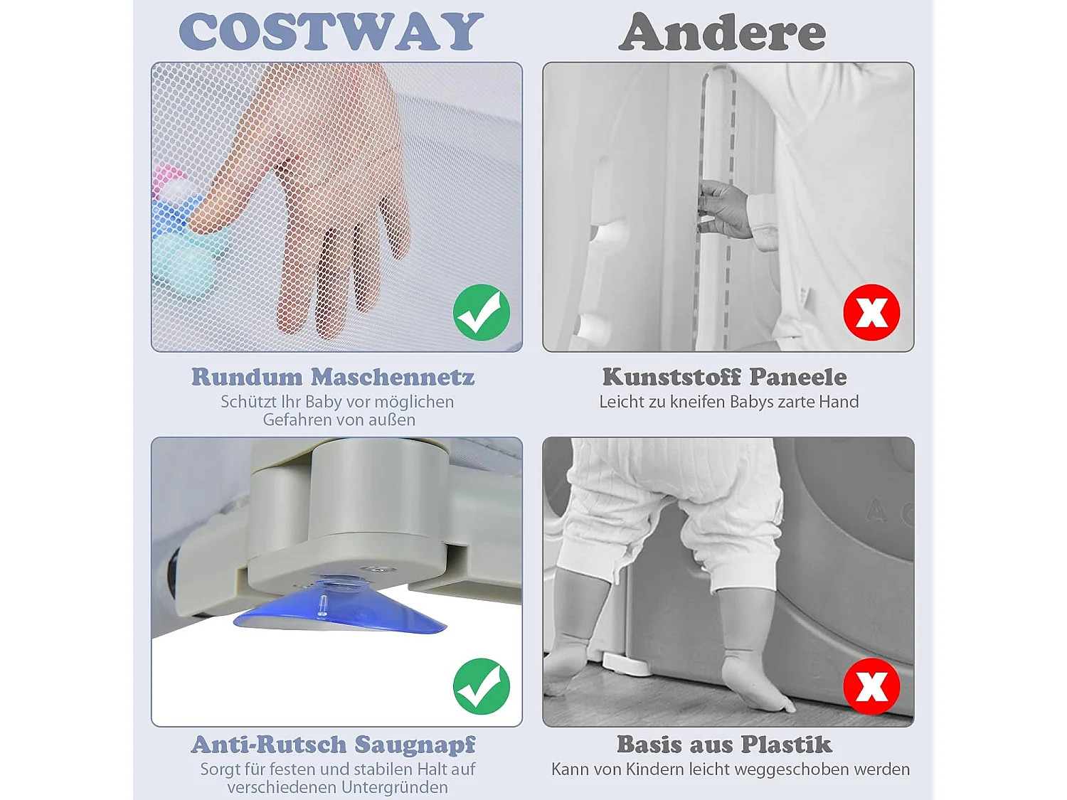 Baby Laufstall klappbar GK32254