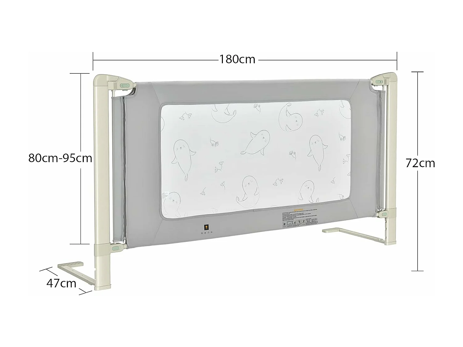 Bettgitter höhenverstellbar