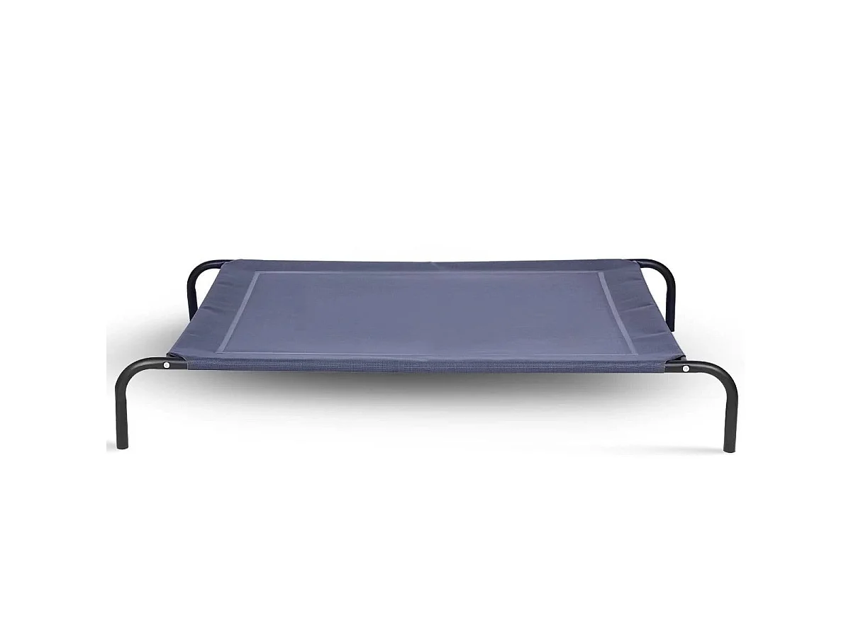 Lit double pour chiens avec tapis aéré 130 x 90 x 20 cm