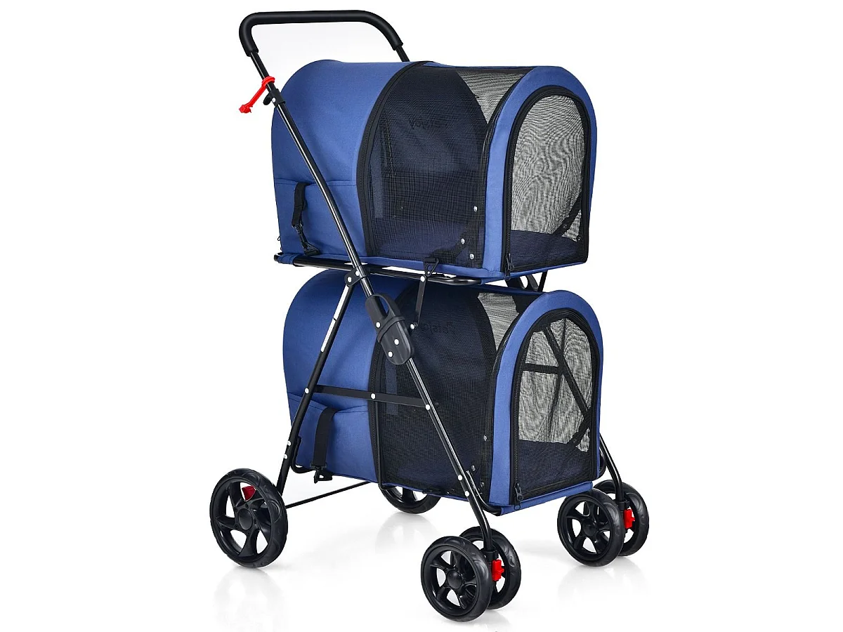 Poussette pliable 4 en 1 « Transporter » pour petits animaux