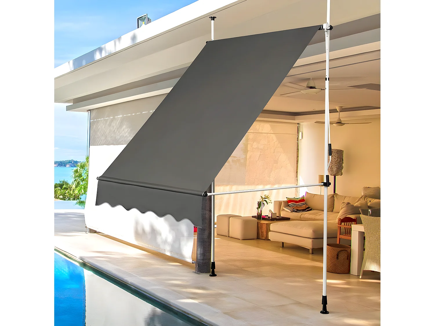 Klemmmarkise Balkonmarkise