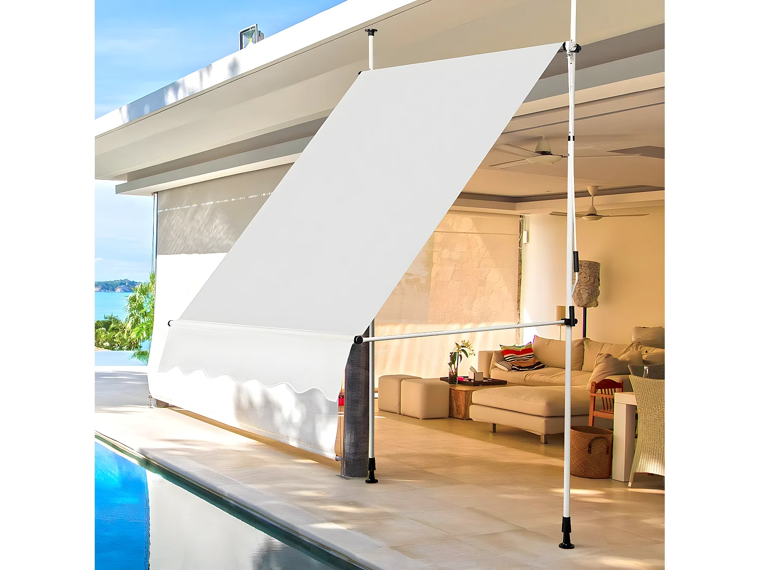 Klemmmarkise Balkonmarkise