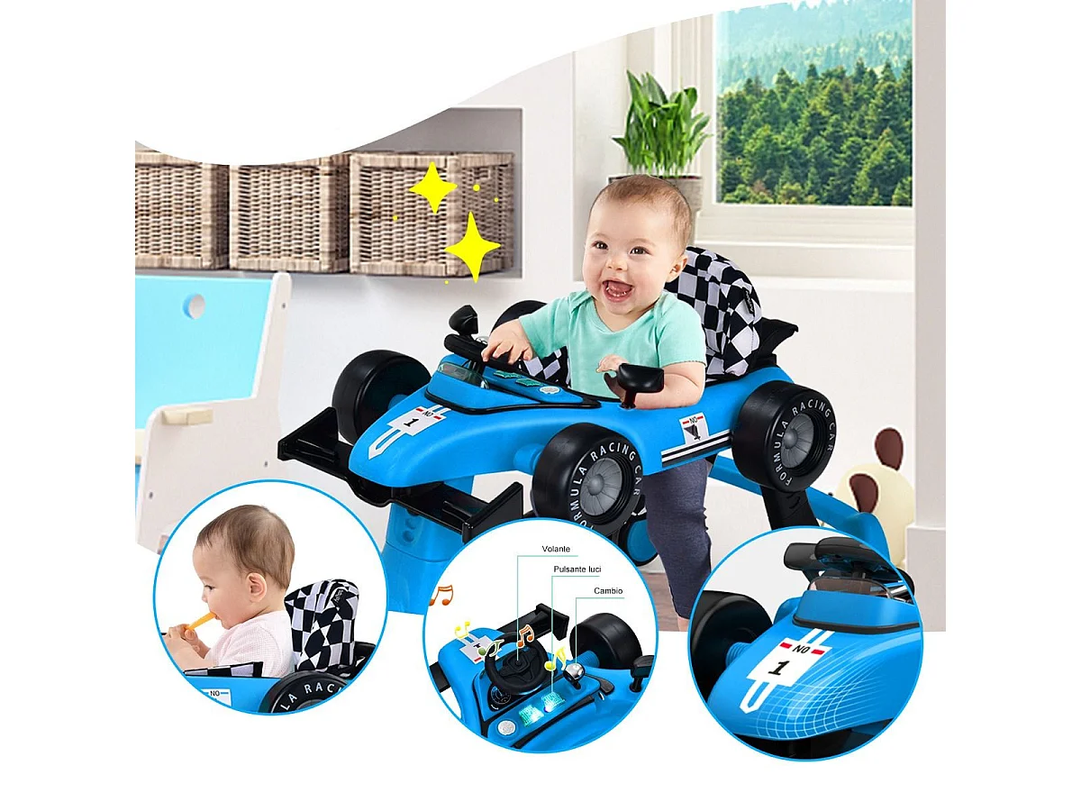 4-in-1 Höhenverstellbare Lauflernhilfe Rider