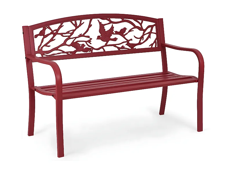 Gartenbank mit Rückenlehnen