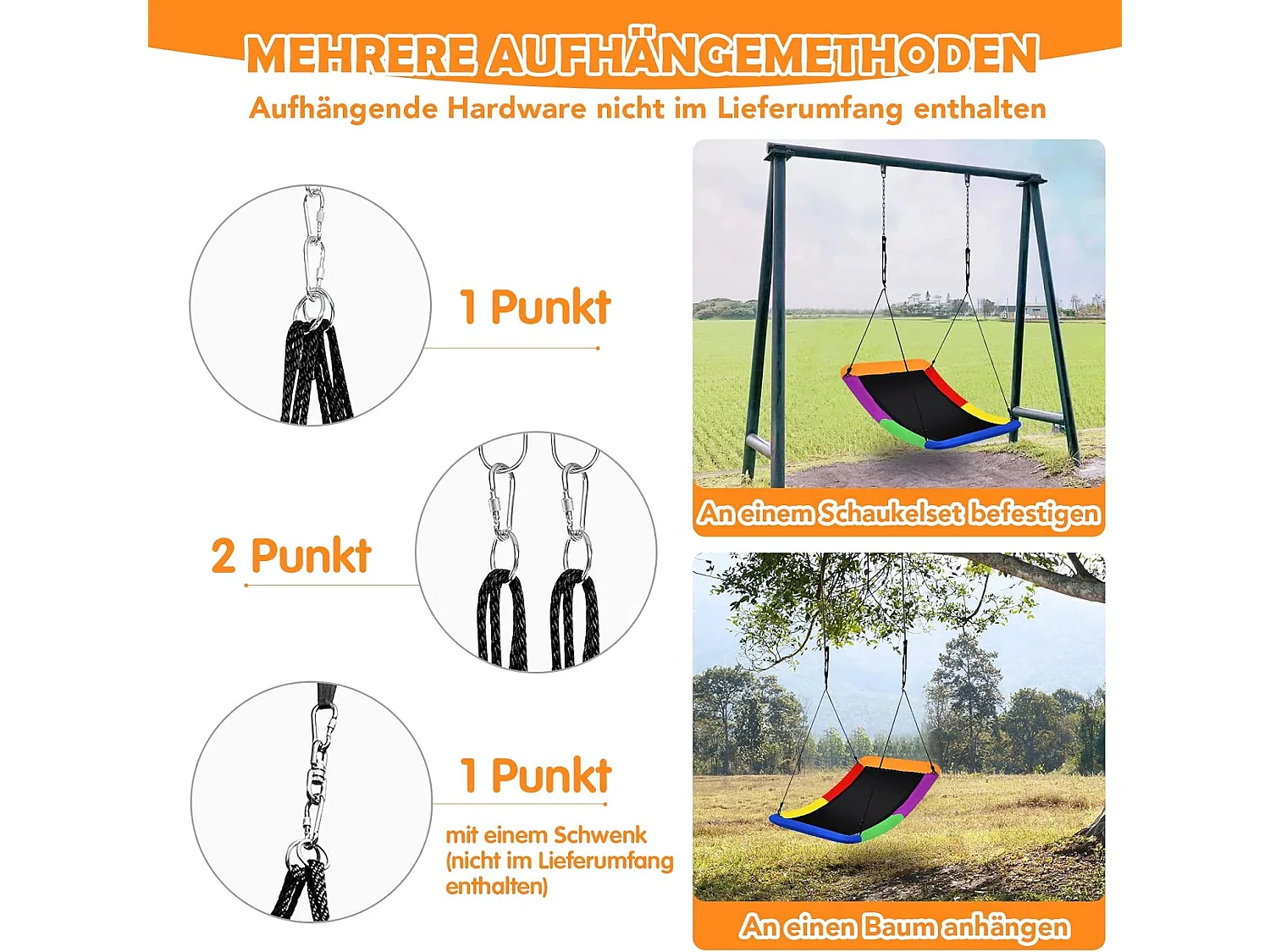 Nestschaukel verkrümmt 300kg belastbar