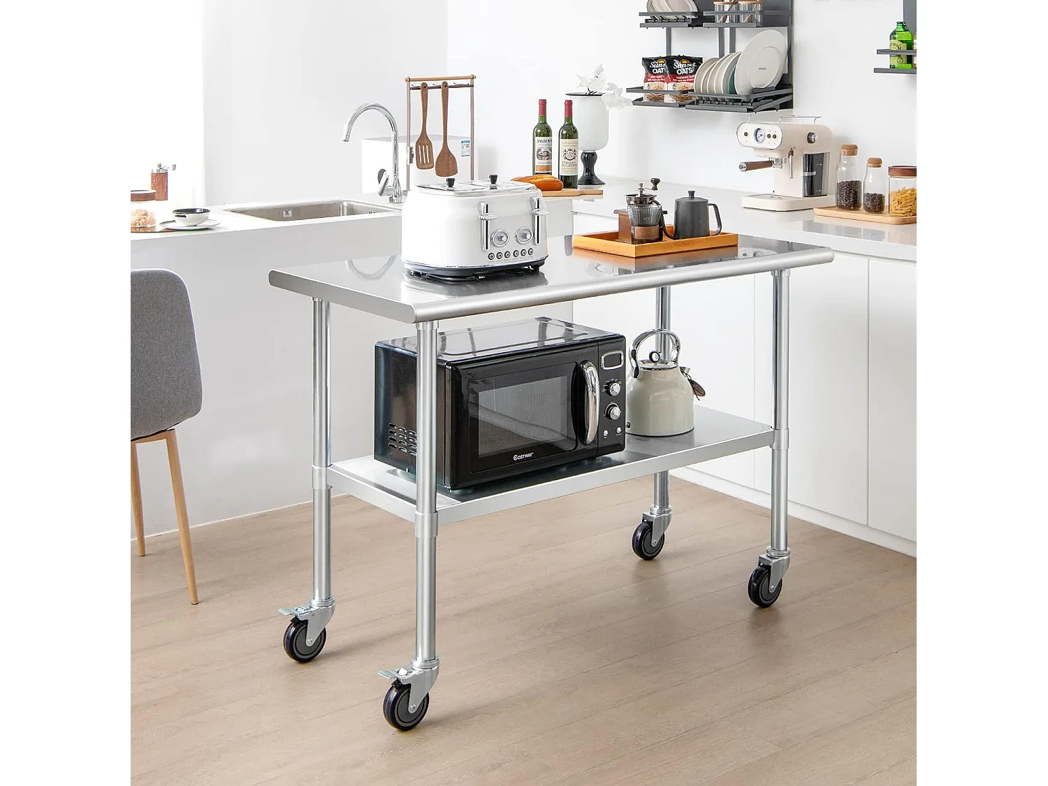 Küchentisch Edelstahl