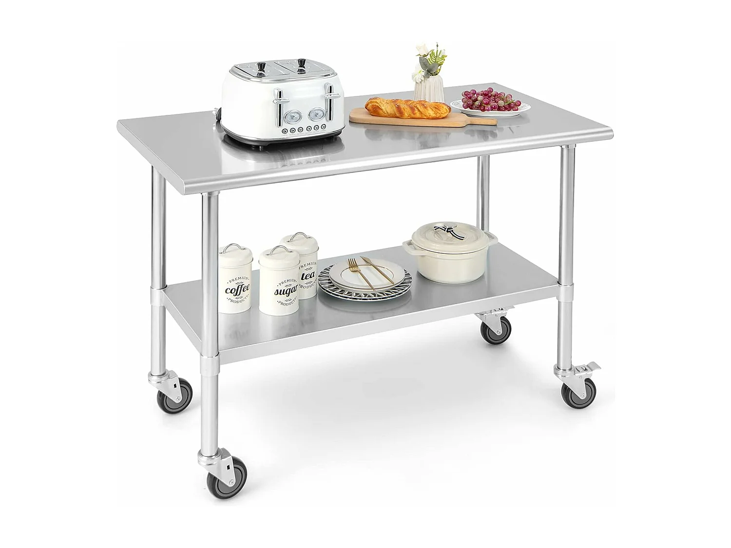 Küchentisch Edelstahl