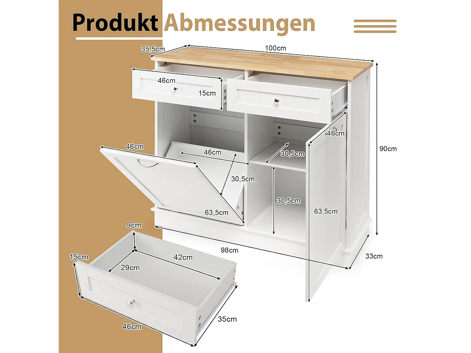 Mülleimerschrank WO76978