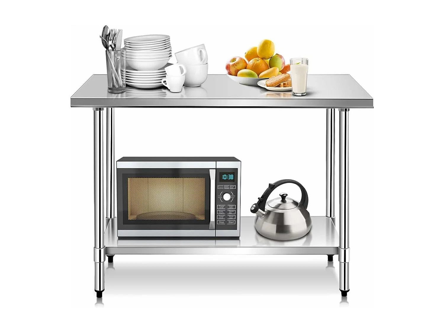 Küchentisch Edelstahl