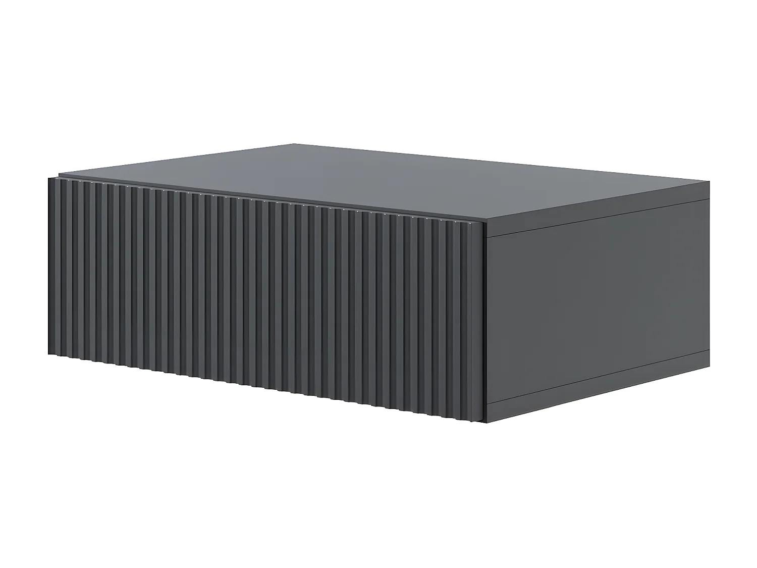 Hangend nachtkastje - 50 cm - zwart - VELDIO