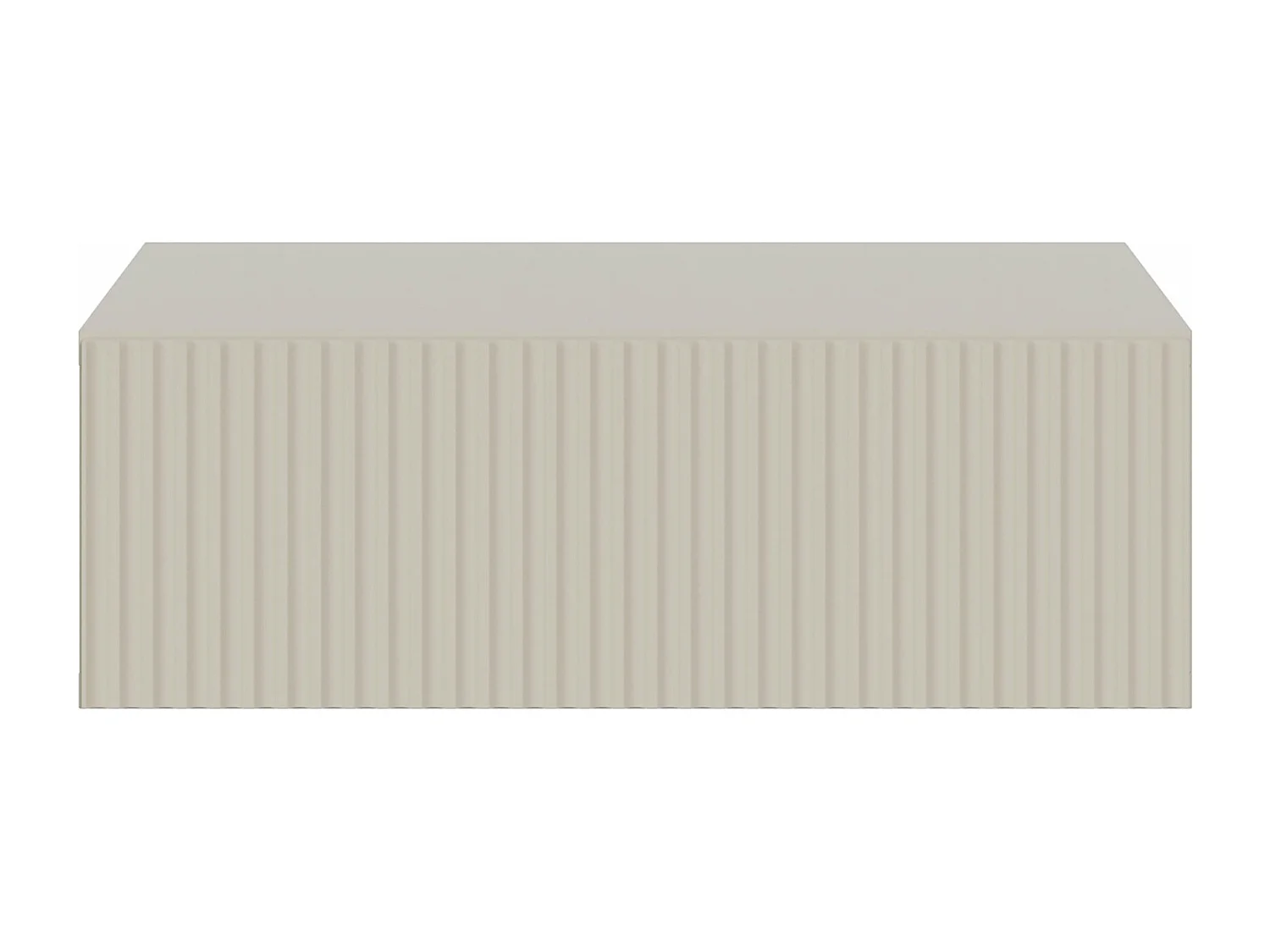 Table de chevet suspendue - 50 cm - grège - VELDIO