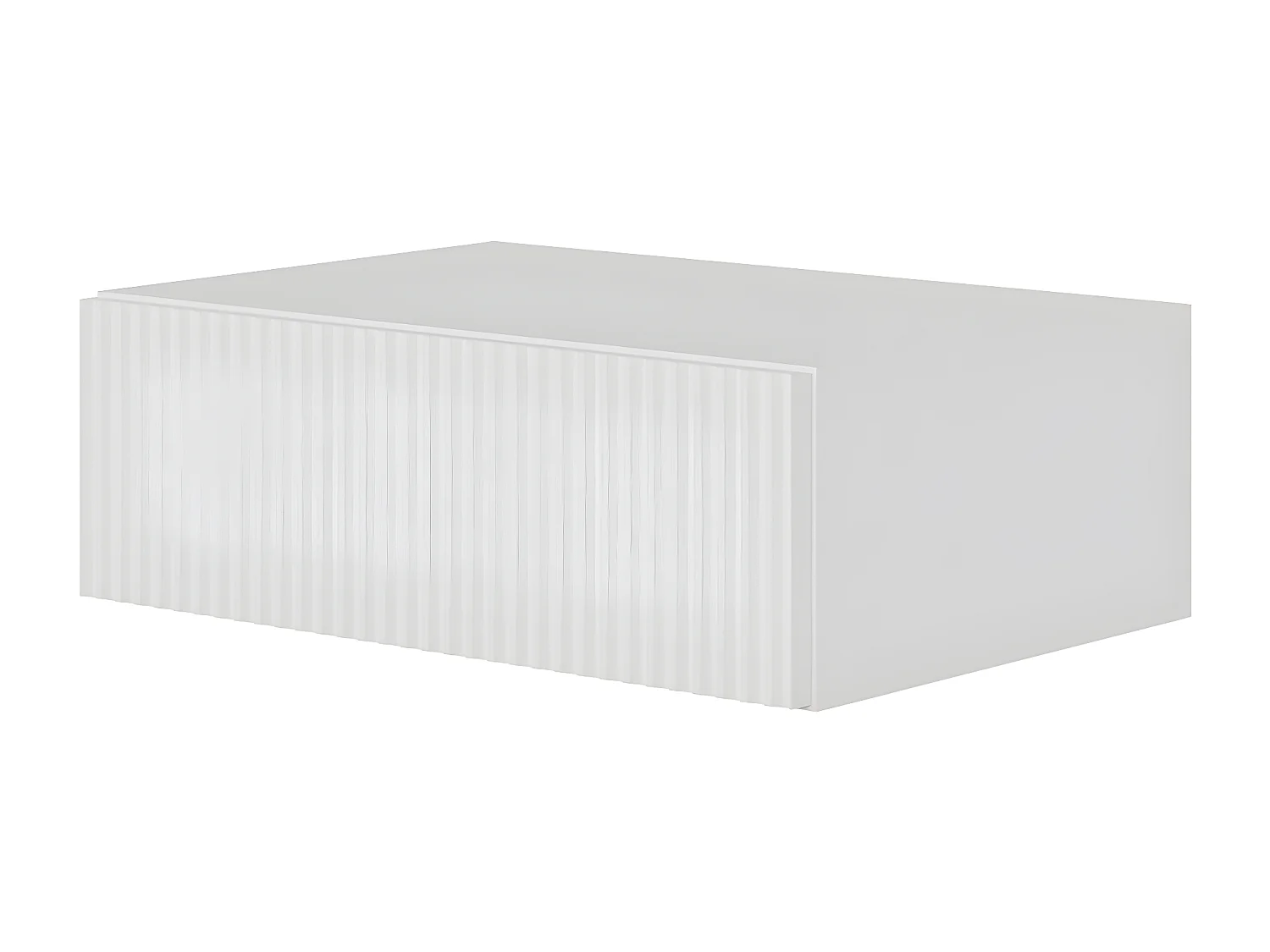 Comodino - 50 cm - sospeso - bianco - VELDIO