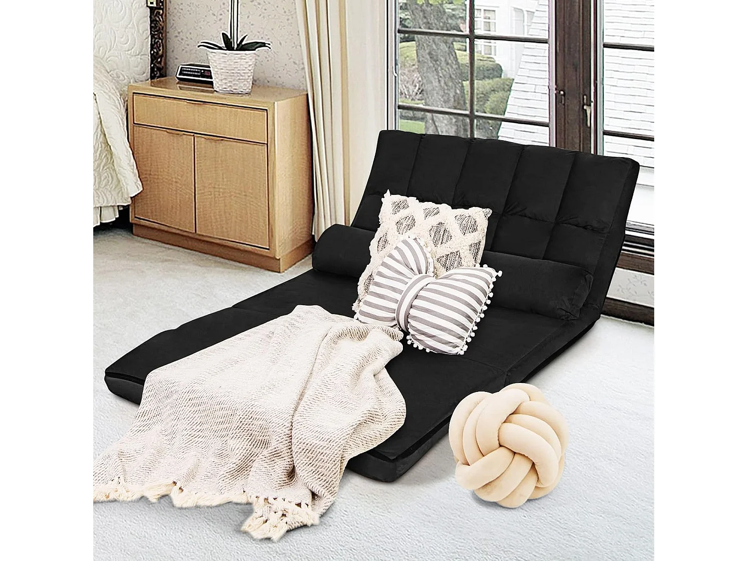 Schlafsofa mit 2 Kissen