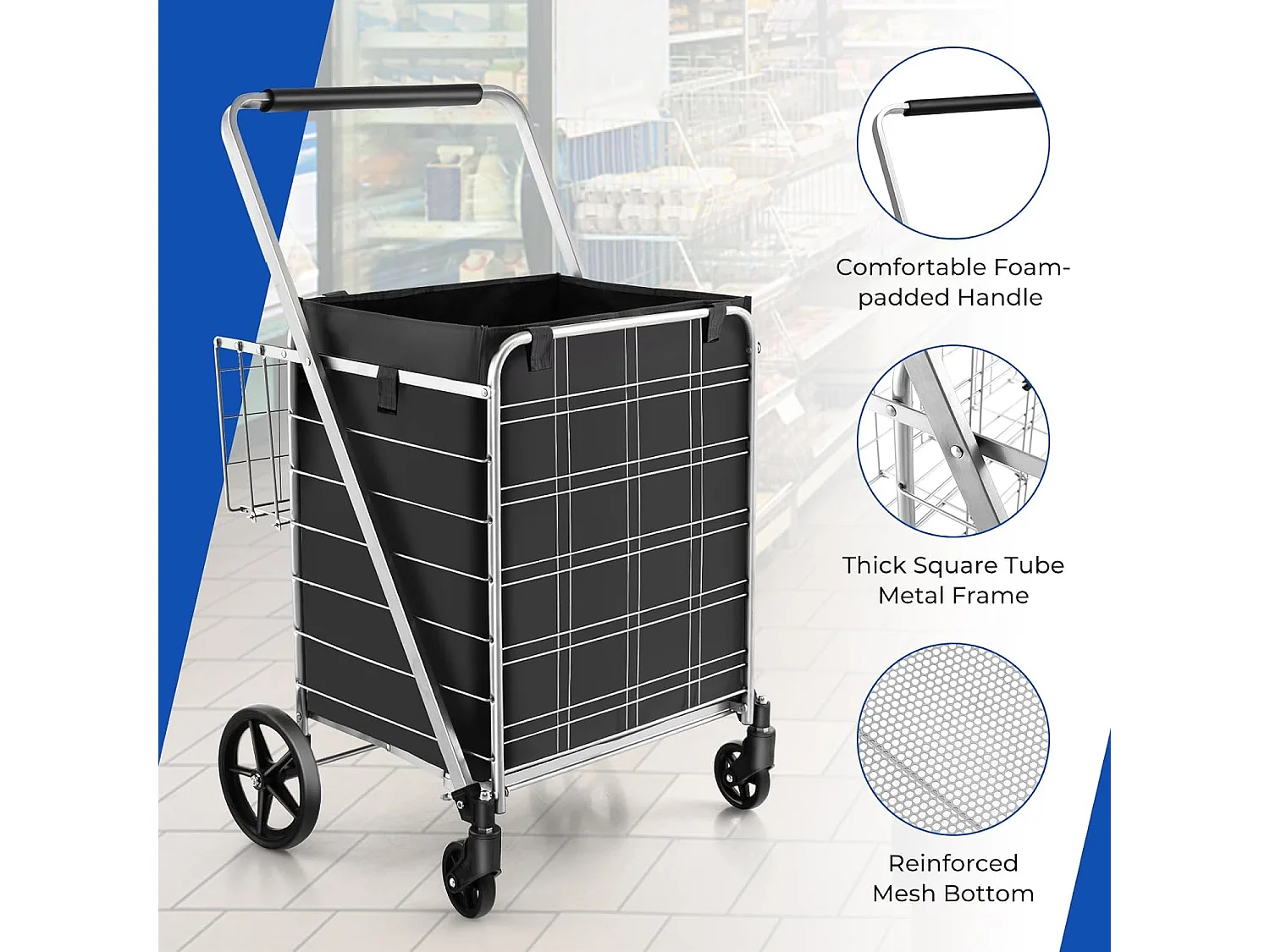 Einkaufstrolley Klappbar