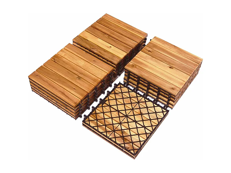 Holzfliesen (27 Pcs)