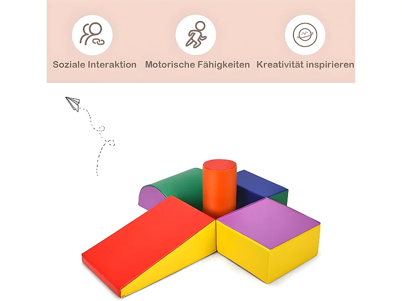 Riesenbausteine zum Toben und Klettern