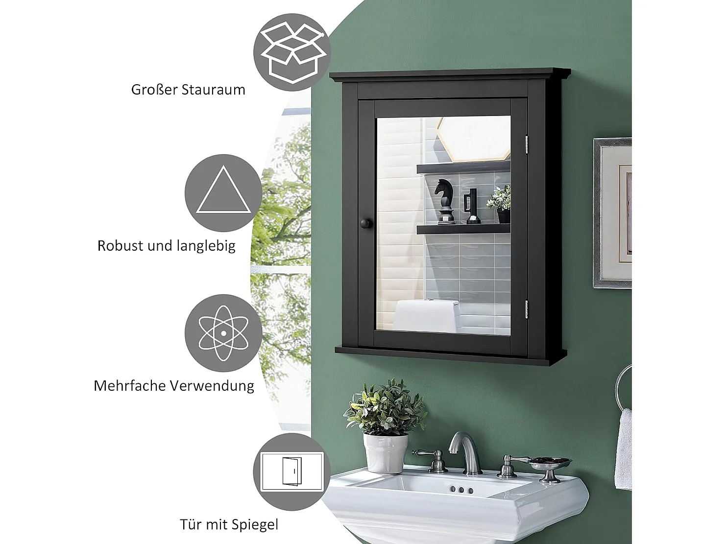 Spiegelschrank Bad Wandschrank