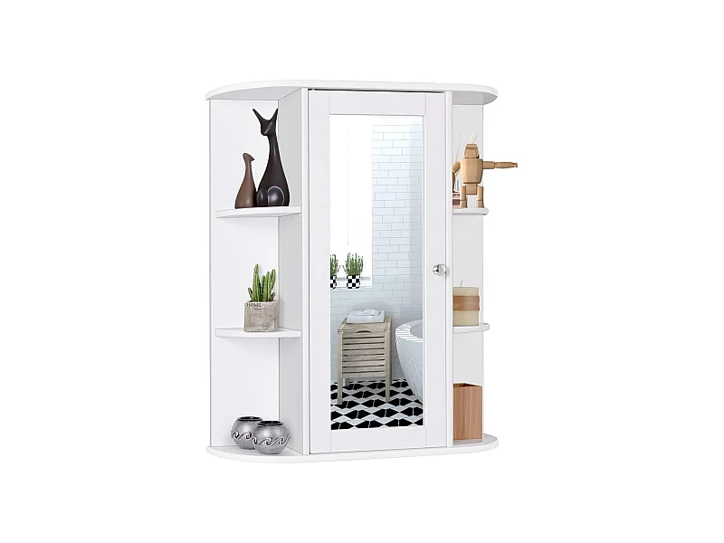 Badschrank mit Spiegel Spiegelschrank