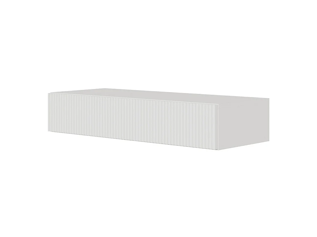 Hängekonsole mit Schublade - Weiß - 90 cm - VELDIO