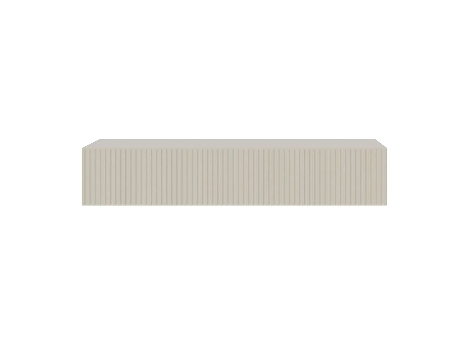 Hängekonsole mit Schublade - Greige - 90 cm - VELDIO