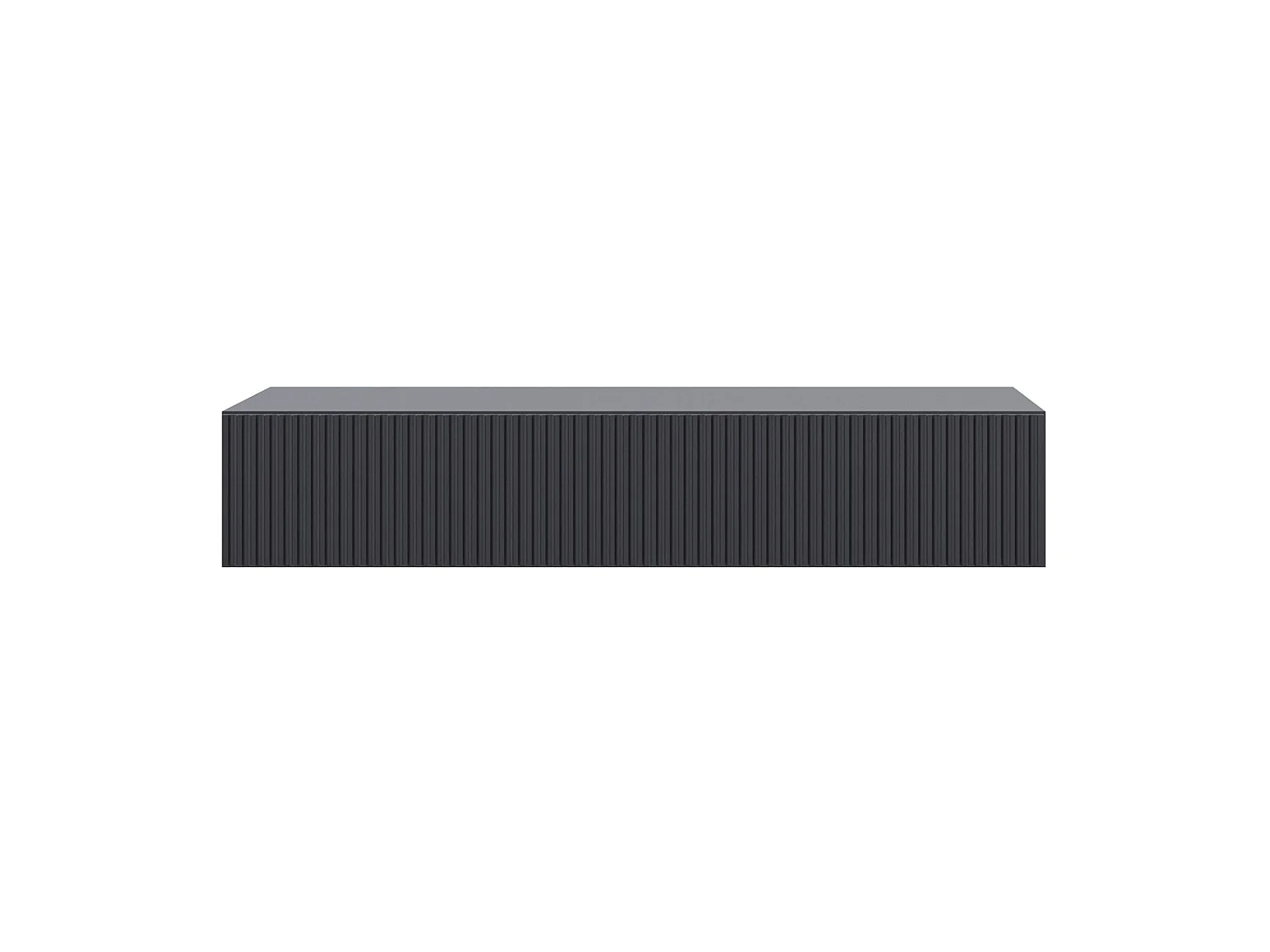 Consoletafel met lade - 90 cm - hangend - zwart - VELDIO