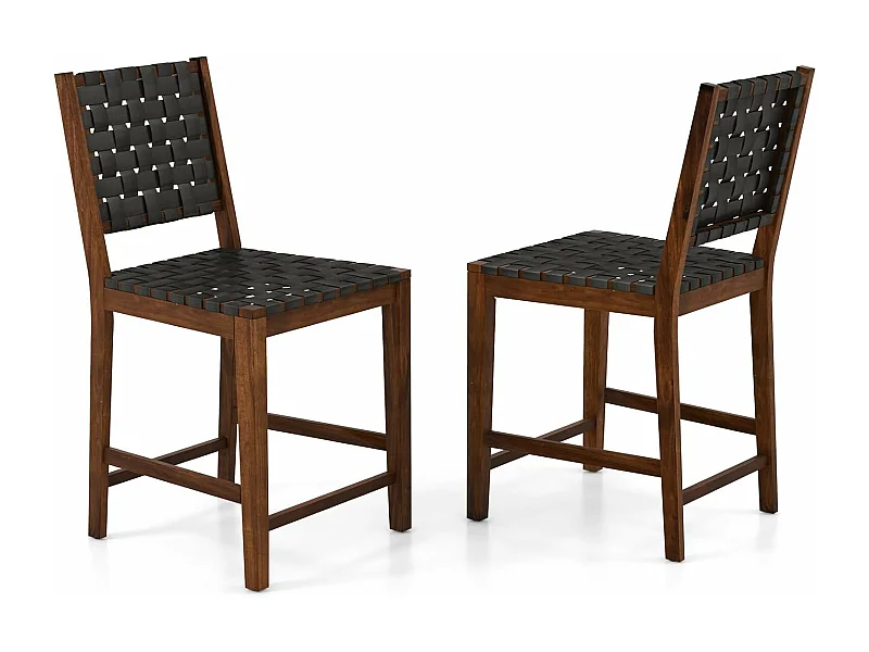 Küchenstühle mit Rückenlehne (2er Set)