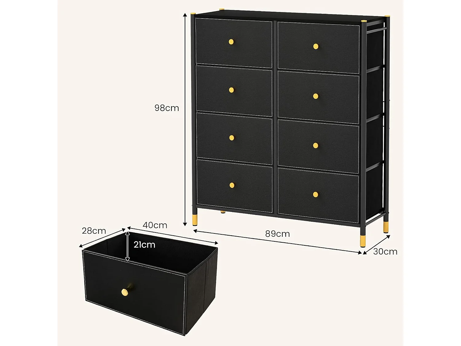 Stoffkommode VL32443NWDE