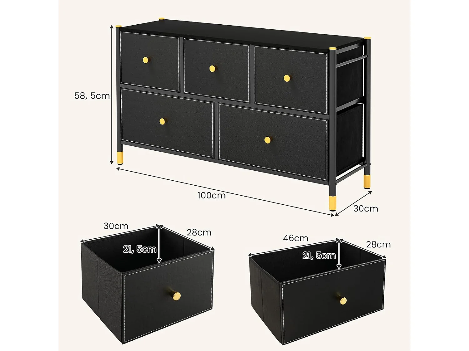Stoffkommode VL32431NWDE