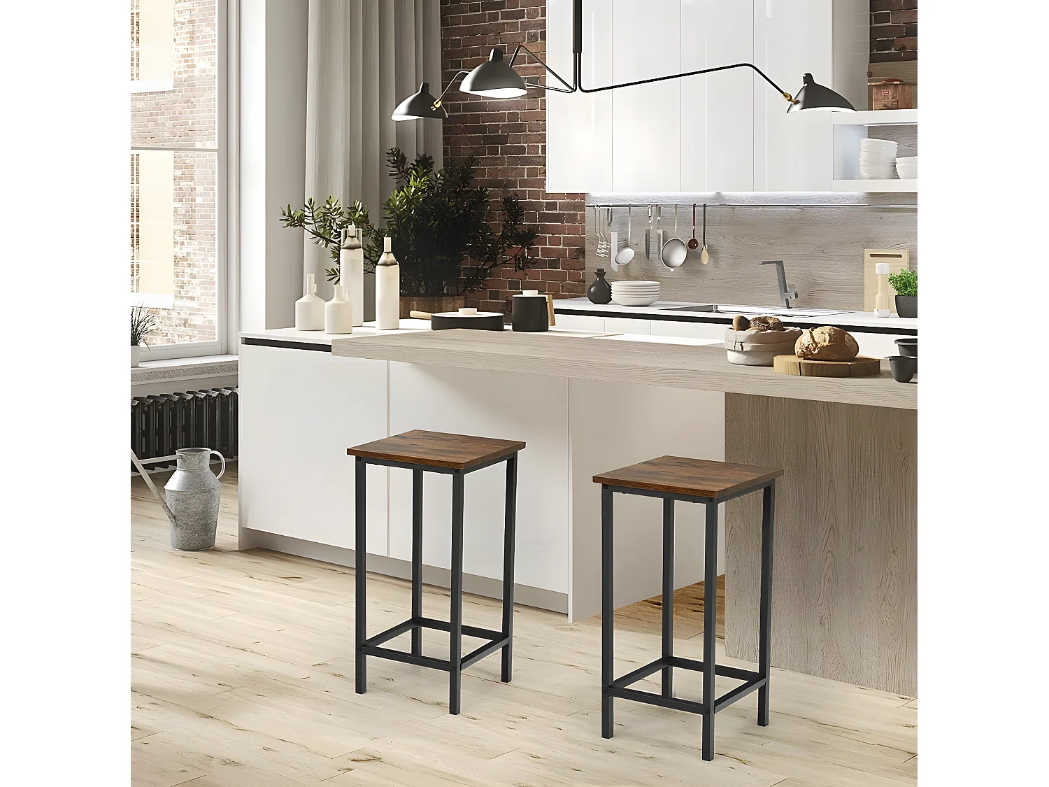 4er Set Barhocker Barstuhl