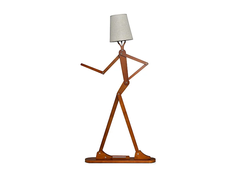 Stehlampe mit verstellbaren Gelenken